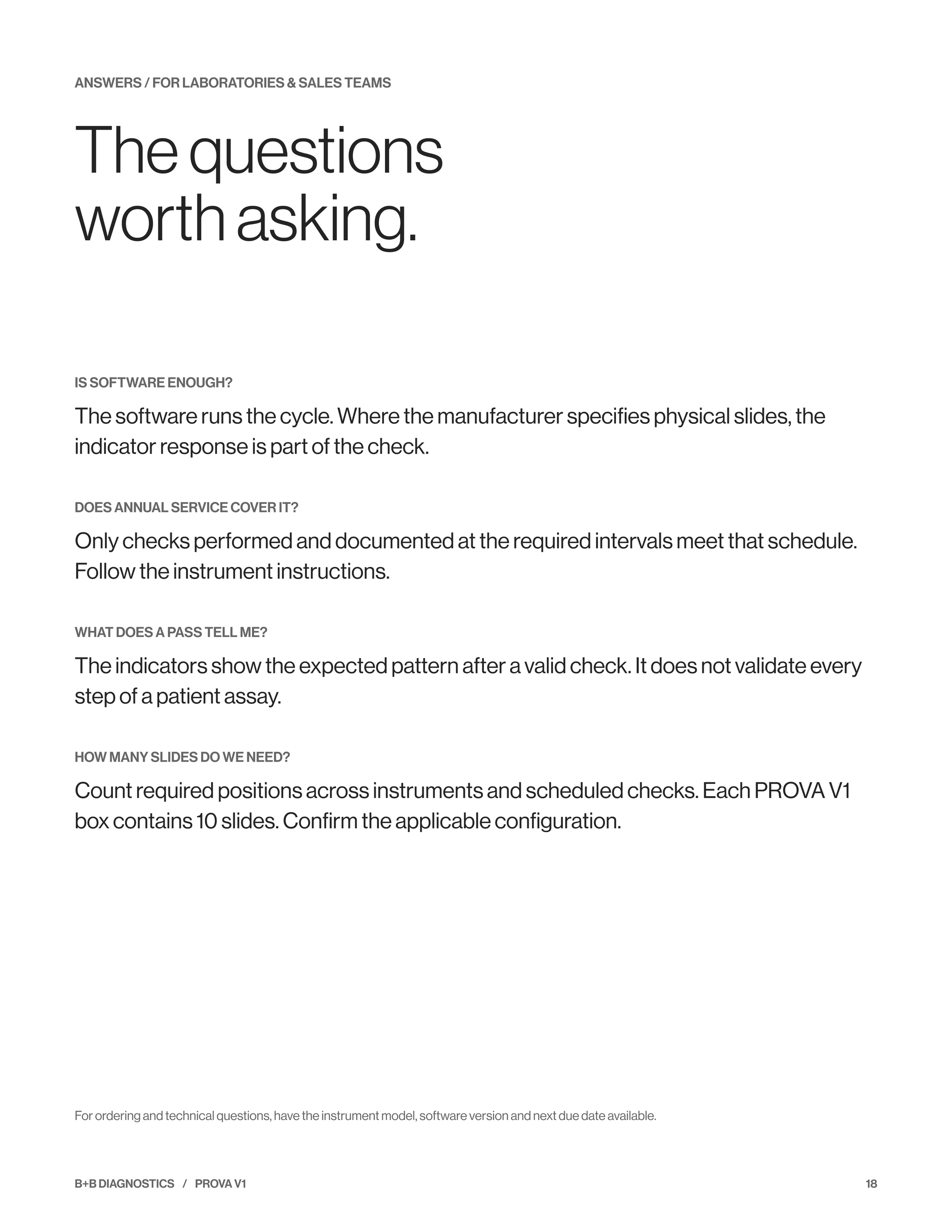 Booklet page 18: Questions